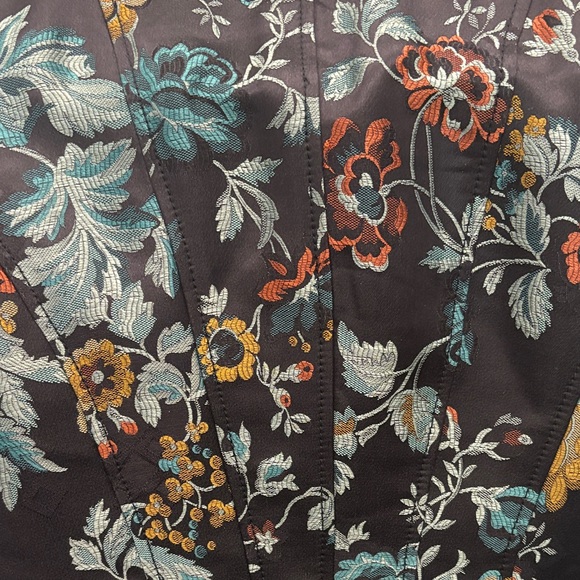 Floral Multi Color Blazer Women’s Size 42 Small XS - Picture 16 of 17